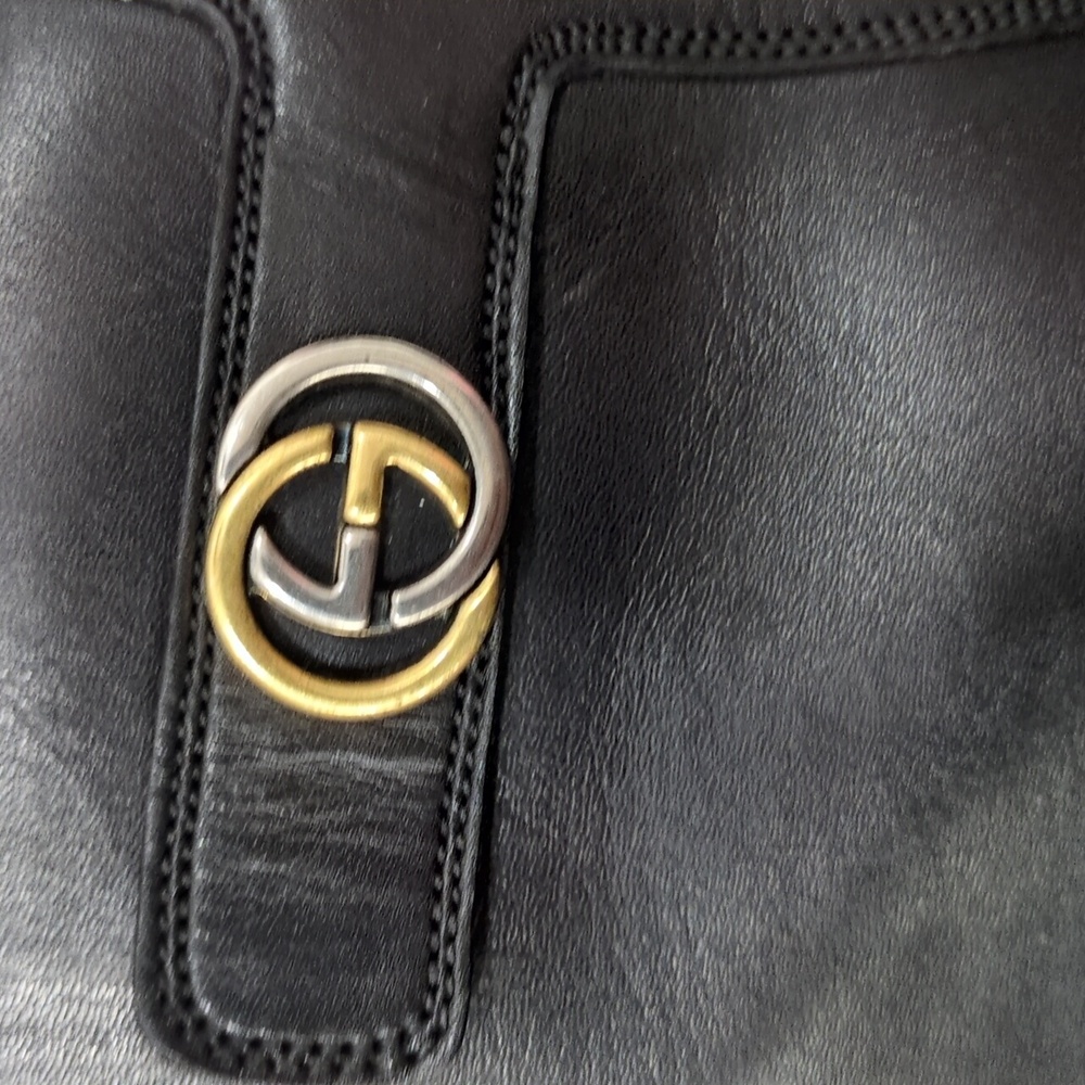 Gucci Interlocking G Black Leather Zip up Boots - Picture 7 of 8